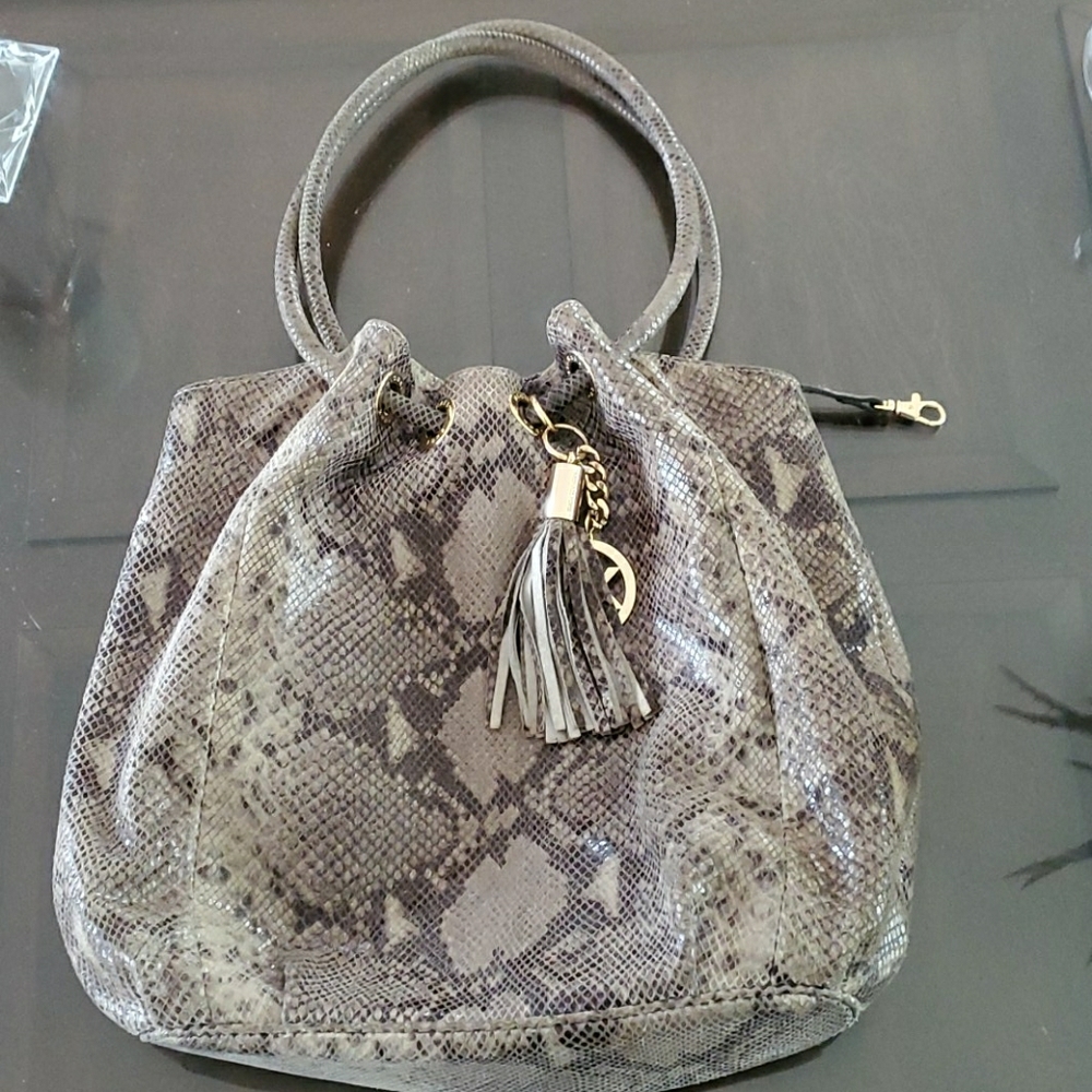 Limited edition Michael Kors snakeprint leather bag
